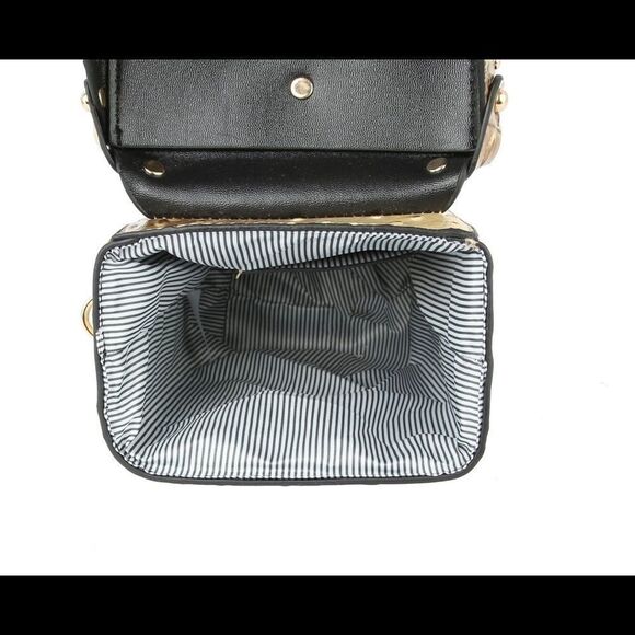 Leopard Boxy Mini Satchel Crossbody Bag - Picture 6 of 6